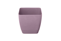 Indoor Pot Cover 16cm Square Mauve Indoor Pot Cover 16cm Square Mauve